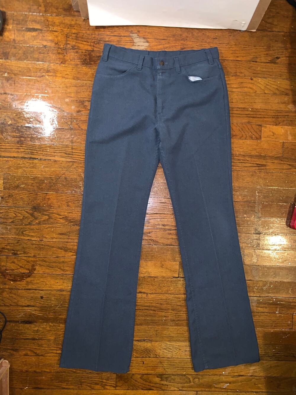 Vintage 1983 Levis 517 White Tab Sta Prest Twill Bootcut Pants Womens 16